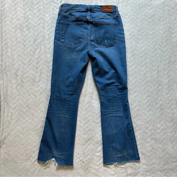 Madewell Cali Demi Boot Denim Jeans Distressed‎ Size 27 - Picture 7 of 9